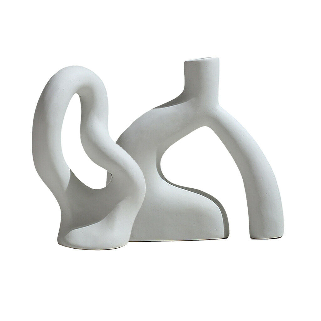 2 Pieces Elegant Ceramic Vase Easiest Decorative Studio Bookshelf