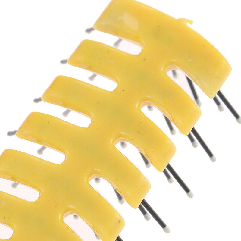 Men Plastic Vent Hair Brush Comb Anti-Static, Massage Hair Care Ribs CombB M Kt
