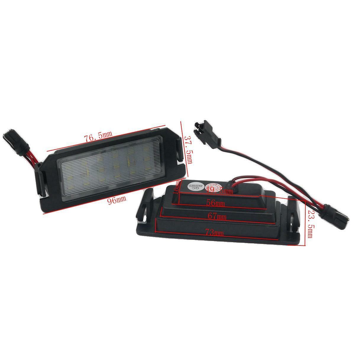 LED Package Interior License Lights Bulb Lamp For 2009-up Hyundai Genesis Coupe