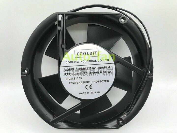 1pc for brand new COOLBIT CB17251A1-HBAPL-TC 115VAC 0.5/0.6A 17251 fan