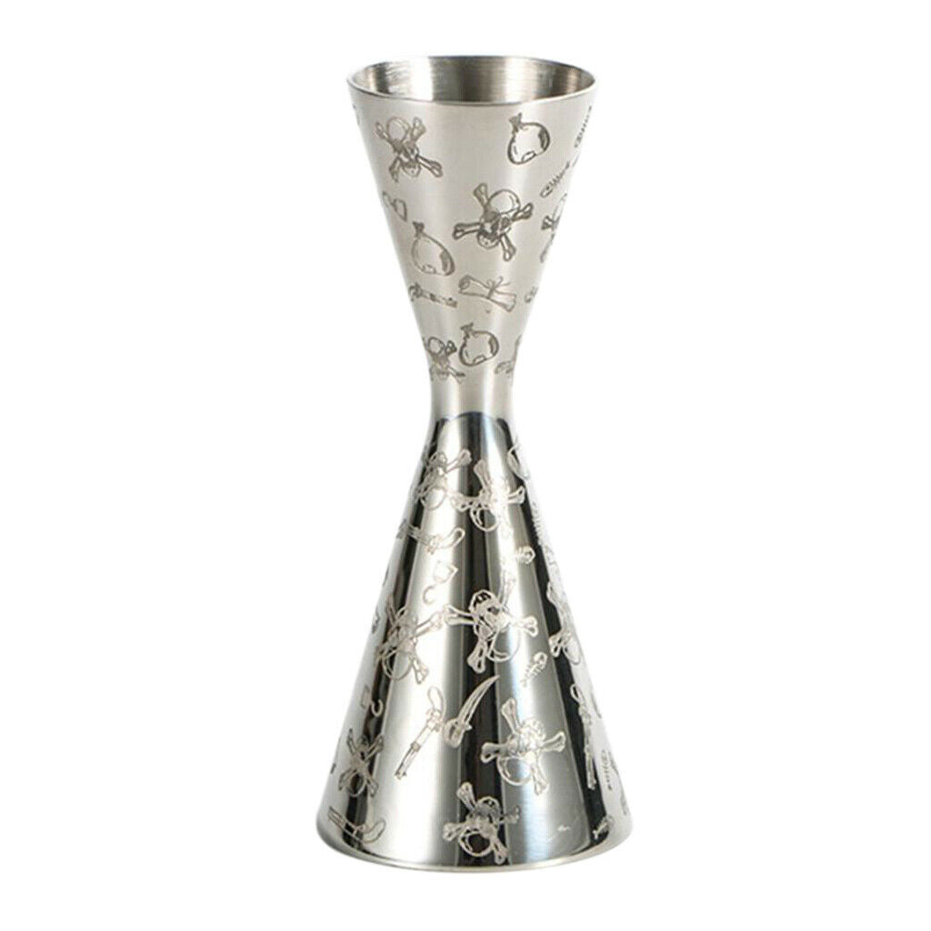 Cocktail Jigger Tool Wine Mixing Measuring Double Cup Stainless 30/60ml