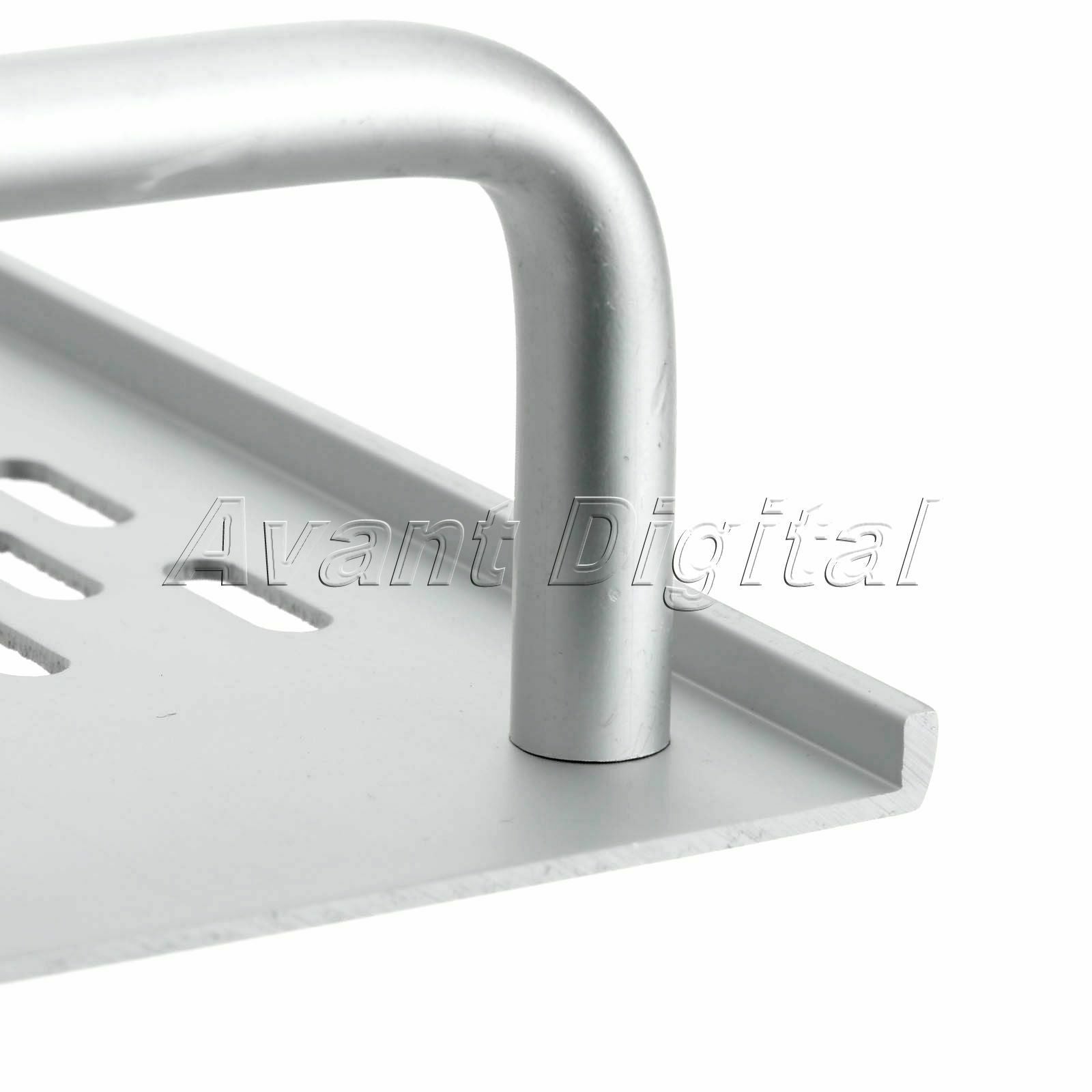 1X Space Aluminum Single Tier Bath Soap Shampoo Shelf Kitchen Condiment Holder