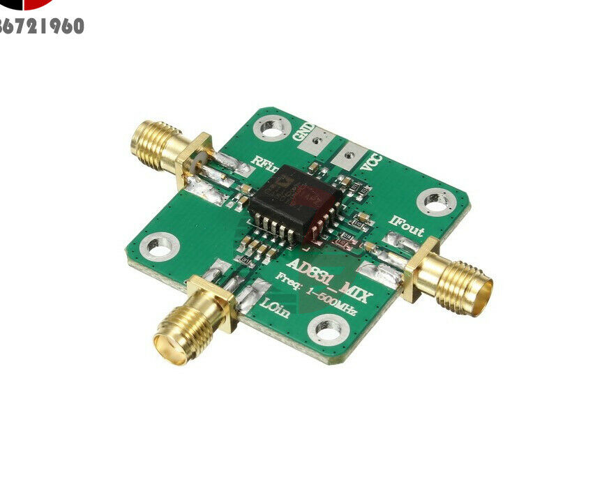 0.1-500MHz AD831 High Frequency RF Mixer Driver Amplifier Radio Converter Module