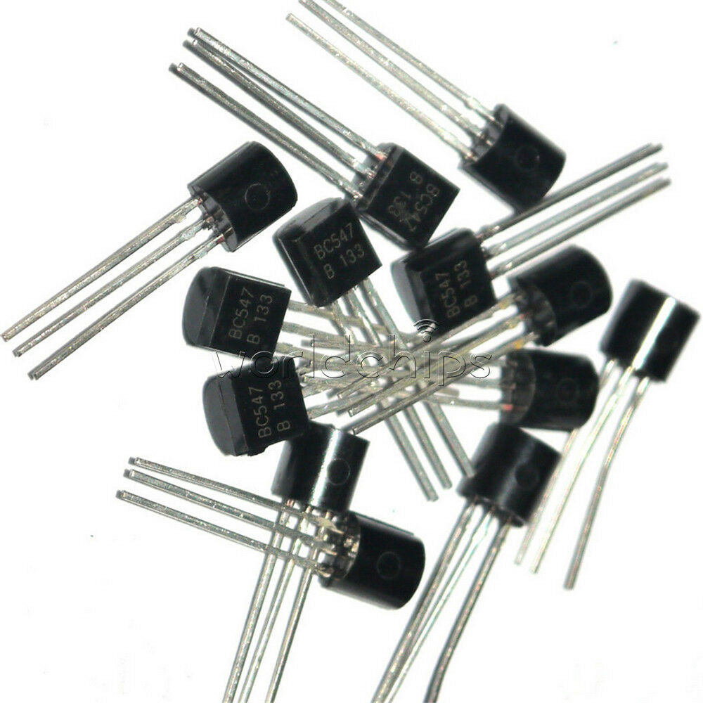 100PCS 45V 0.1A  BC547 Transistor BC547B TO-92 NPN