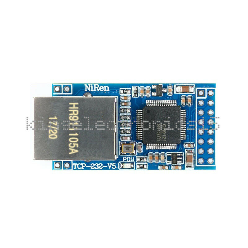 1PCS CH9121 Serial Port To Ethernet Single Chip Microcomputer Networking Module