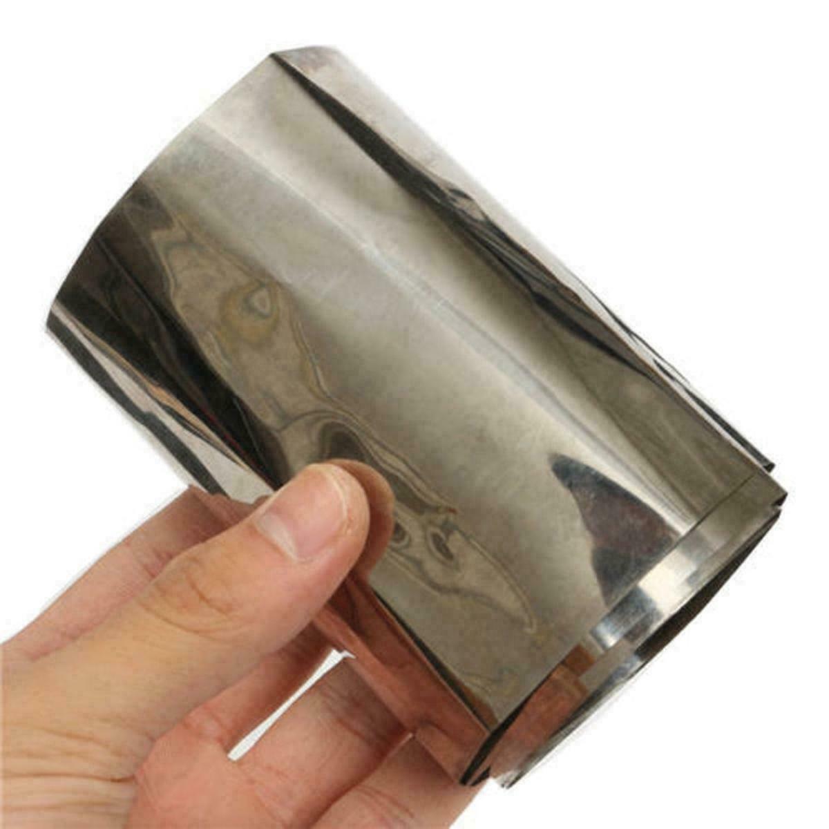 99.995%  0.1mm x 100mm x 1000mm Pure Iron Foil Fe Thin Sheet 0.1mm x 100mm x 100