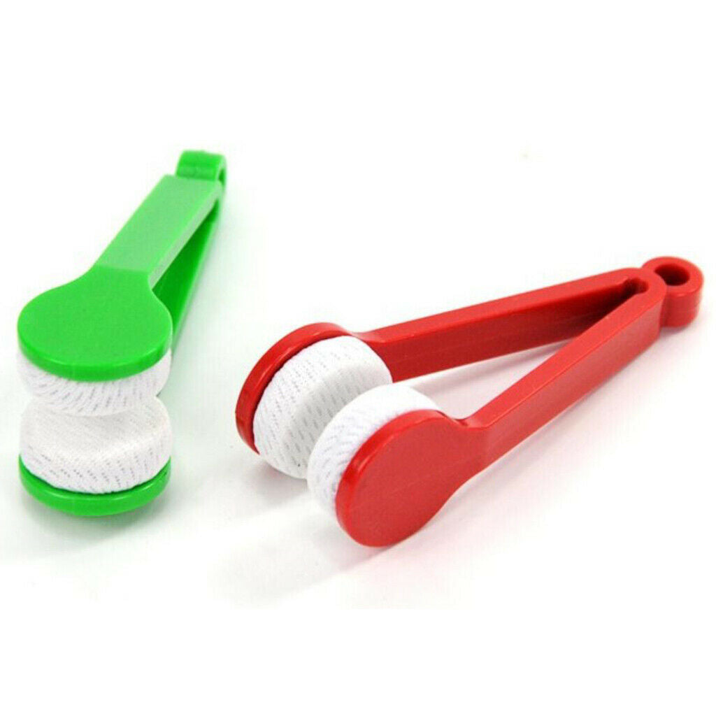 Set of 24 Microfiber Spectacles Cleaners Soft Brush Cleaning Tool Eyeglasses