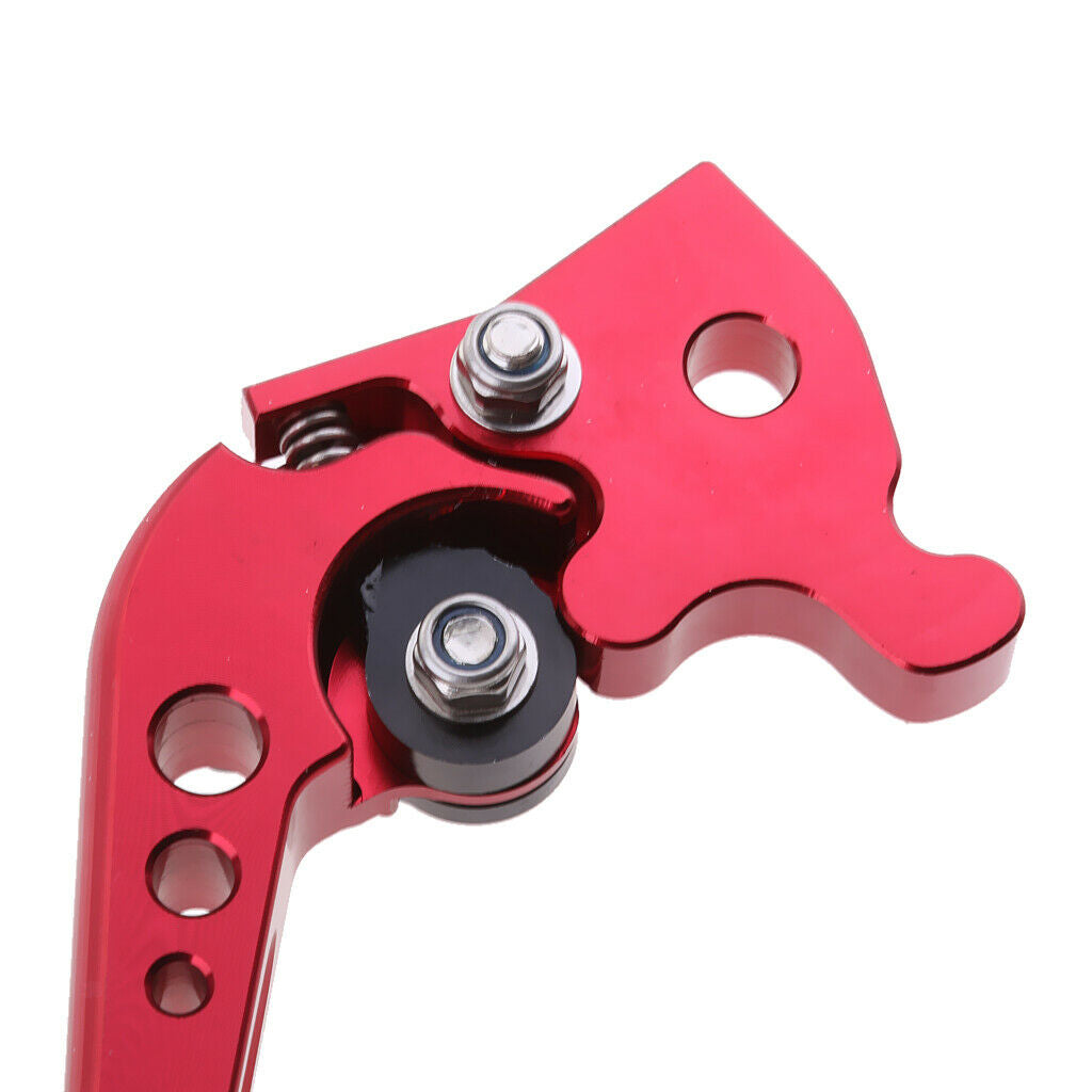 2 Pieces Adjustable Hand Brake & Clutch Levers for Yamaha RSZ RS100 red
