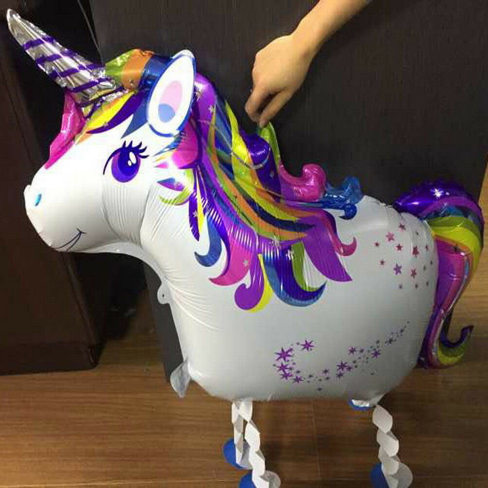 Walking Horse Foil Balloons For Kids Birthday Party Horse Inflatable ToyDEAU