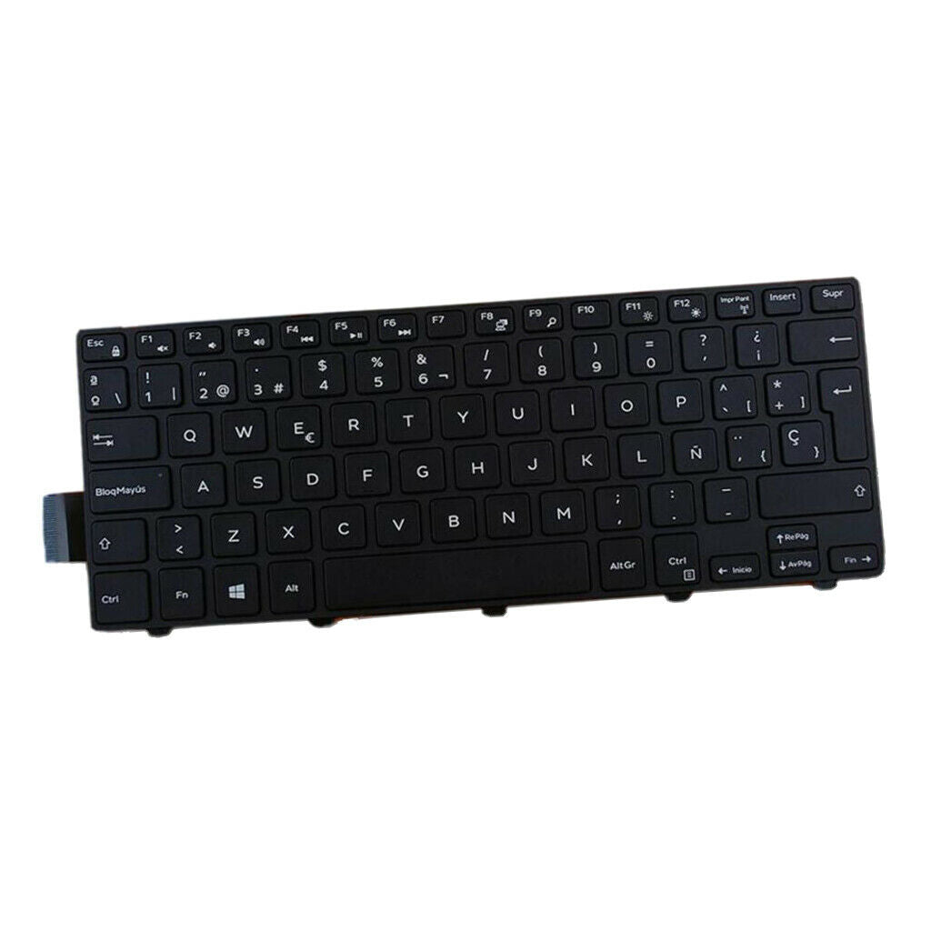 Spanish Laptop Win8 Full Keyboard W/ Frame for Inspiron 14-3000 5447 5442
