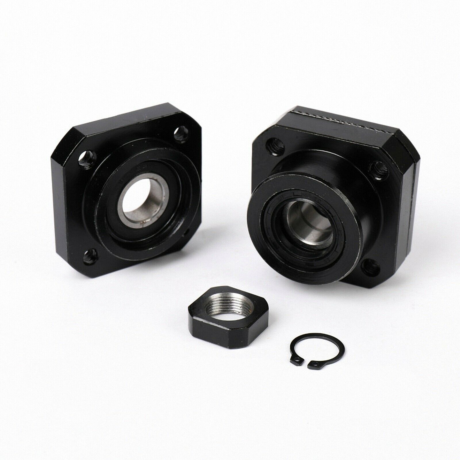 FK/FF12 End Support (FK12 FF12 Each 1Pcs) With Angular Contact Bearing DIY CNC