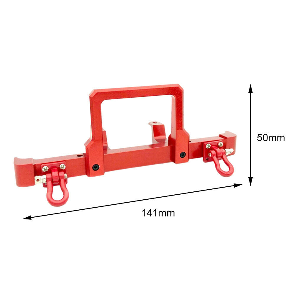 1/12 Aluminum Front Bumper Assembly for MN D90 D91 D96 MN90 MN96 MN99 Crawler