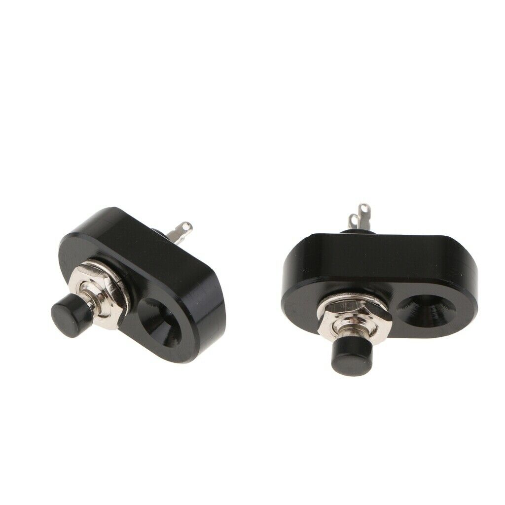 2 X CNC  Alunimium Handlebar Start Horn Push Button Switch for Suzuki