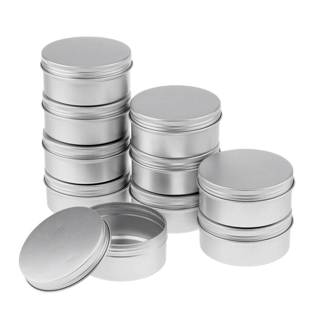 22 Packs 150ml+10ml Lip Balm Candles Tins Case Salves Gadget Pills Jars Pots