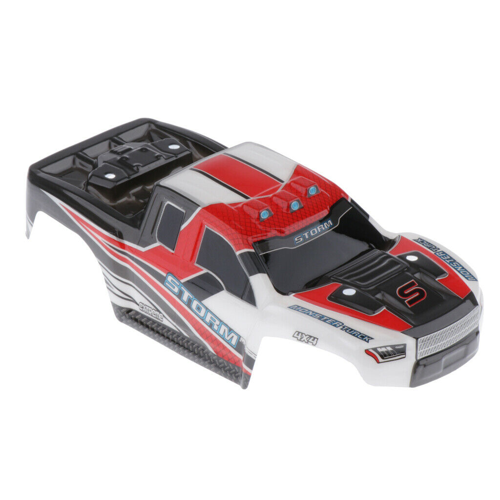 Racing RC Car Body Shell Part Exquisite Workmanship Design 18301 Red Plastic