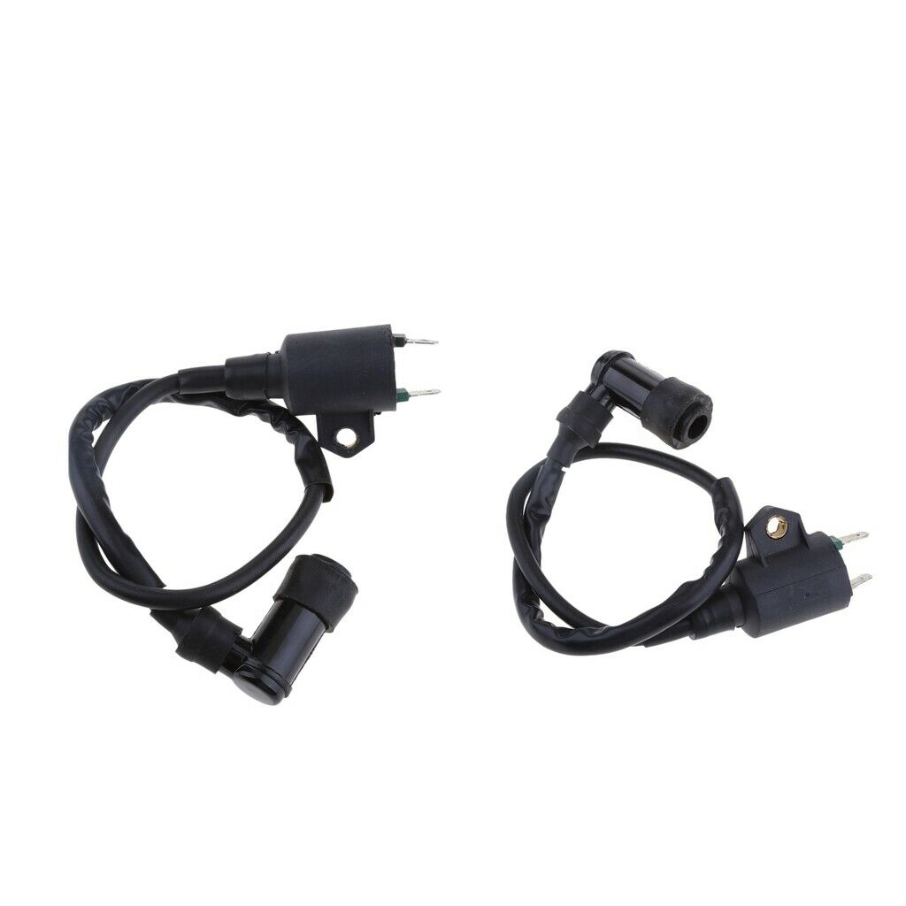 2Piece Ignition Coil for Kawasaki Brute Force 650 750 80 Prairie 300 360 400