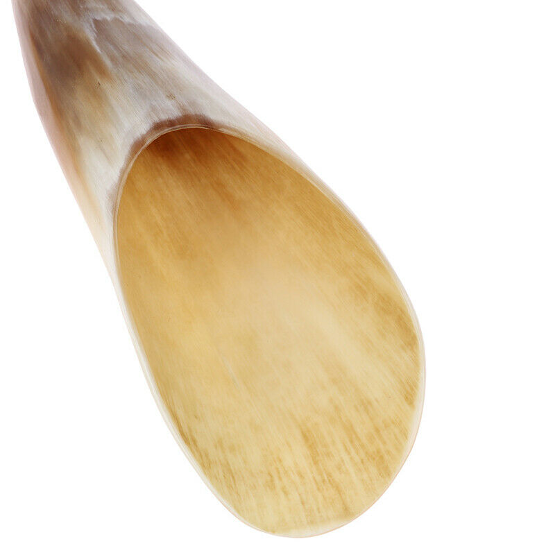 1Pc Natural Horn Guasha Treatment Tool Massage Sticks Tea Spoon Tibet Hor.l8
