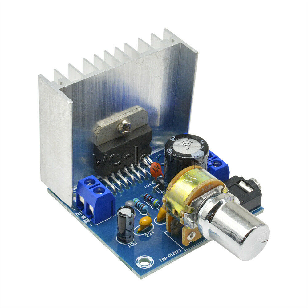 Dual-Channel 2.0 AC/DC 12V TDA7297 2*15W Digital Audio Amplifier DIY Kit Module