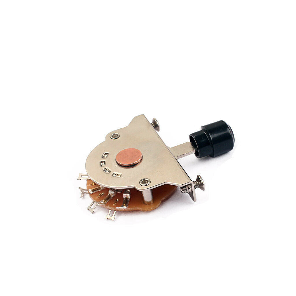 Guitar 3 Way Toggle Swtich Pickup Selector with Black Tip for Guitar Parts