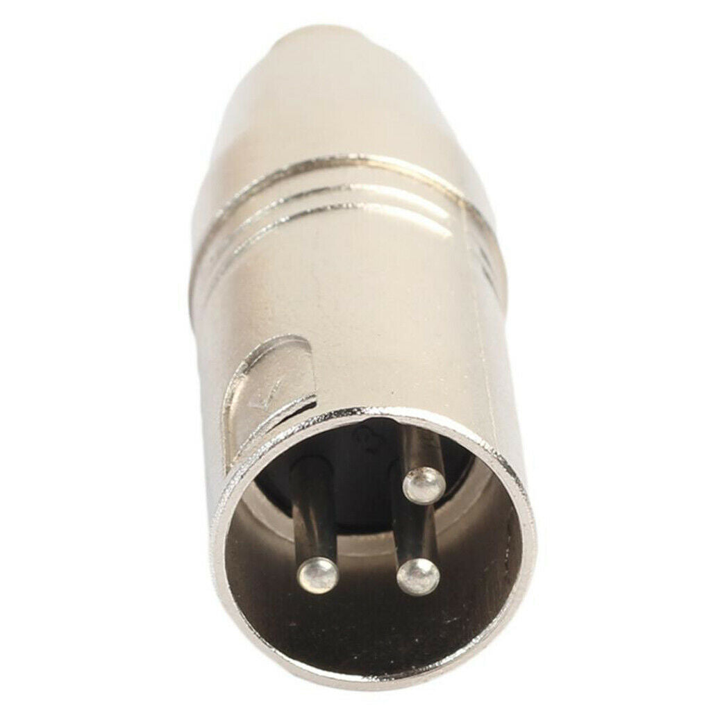 Professional XLR 3Pin Male to RCA Female Plug Mic Cable Mixer Amp Audio Adapter