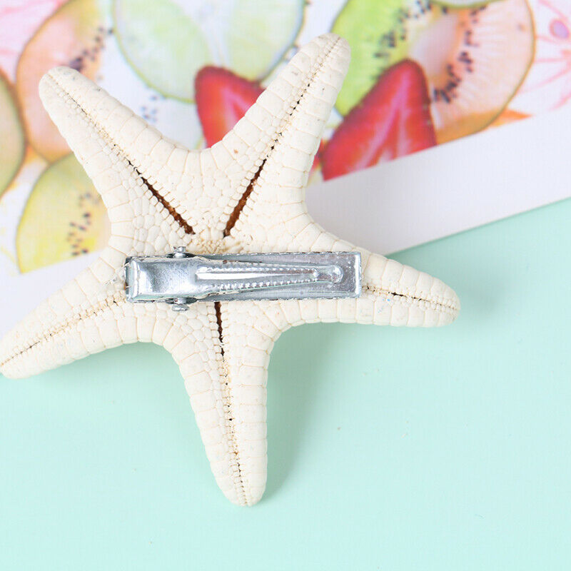 Fashion Lady Hair Clips Women Girls Starfish Sea Star Hairpins Beach Barr.l8