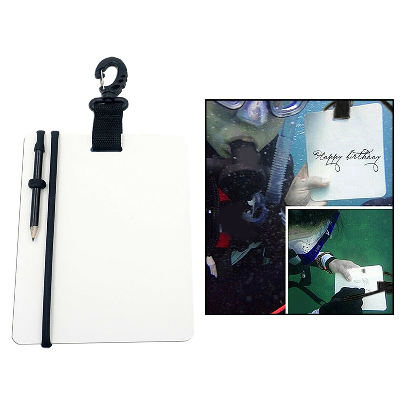 Underwater Writing Slates Board Wordpad for Water Sports Diving Equipment