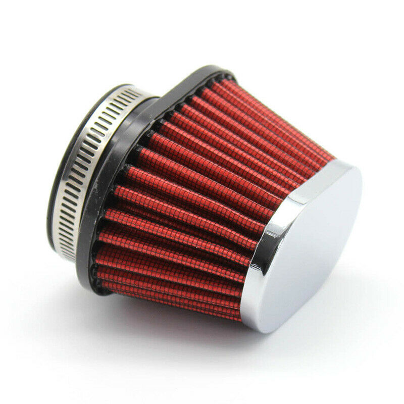 60mm Air Filter ATV Bike Cylinder Carburetor Cleaner Oval Intake Tube Universal