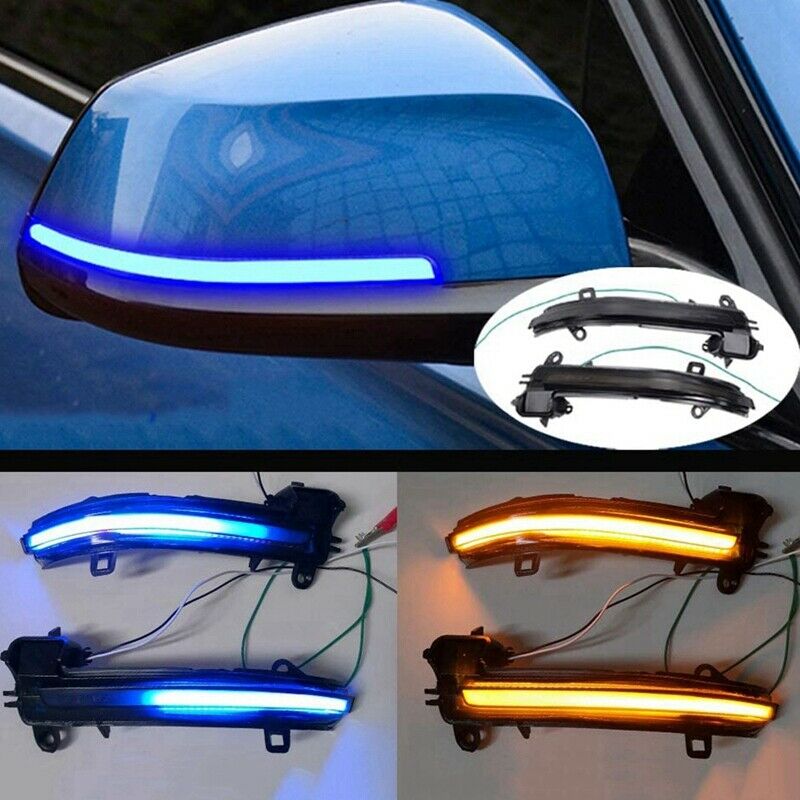 Car LED Dynamic Rearview Mirror Light Turn Signal Light Indicator for  F20 F21T8