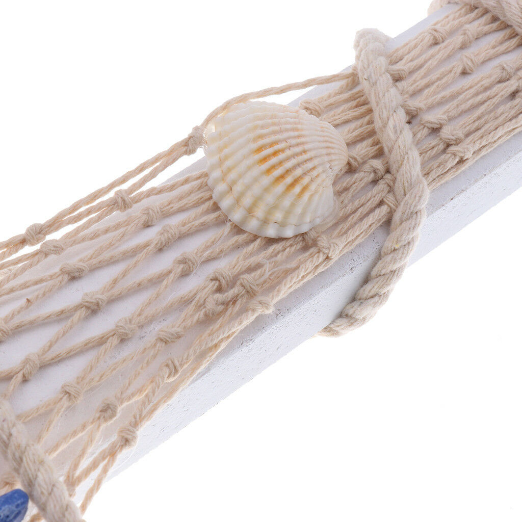 Wooden Anchor Wall Plaque Nautical Beach Tropical Decorative Wall Ornament#2