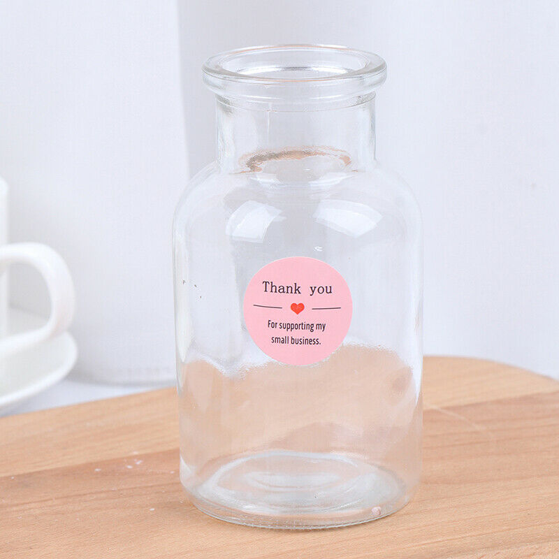 Pink Paper Label Stickers Thank You Stickers Scrapbooking 500pcs Seal Lab.l8