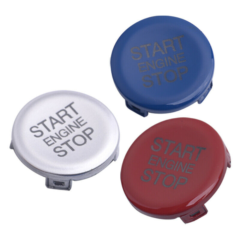 Red ABS Engine Start Stop Switch Button Cover Fit For Alfa Romeo Giulia 2017-19