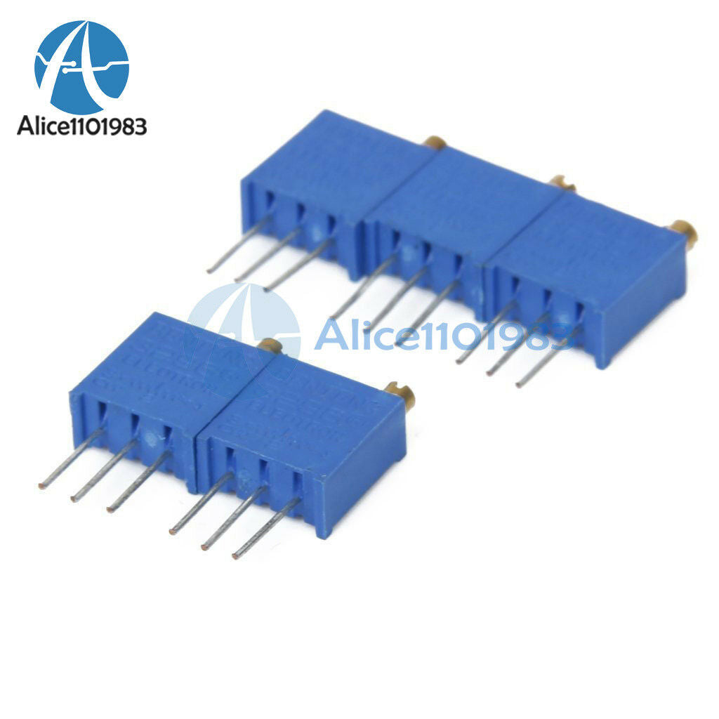 10PCS 3296W-204 3296 W 200K ohm Trim Pot Trimmer Potentiometer 3296W  204