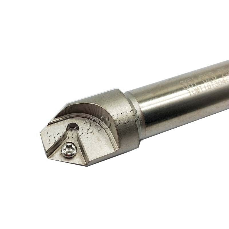 30° SSY C20-25-130 20mm Indexable Chamfer End Mill Cutter For TCMT16 Inserts