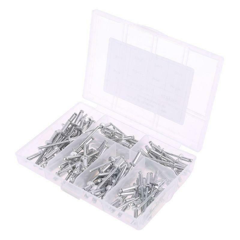 120Pcs/set M3.2*7/9/11 M4*8/10/13 GB12618 Aluminium Blind Rivets Nail Decoration