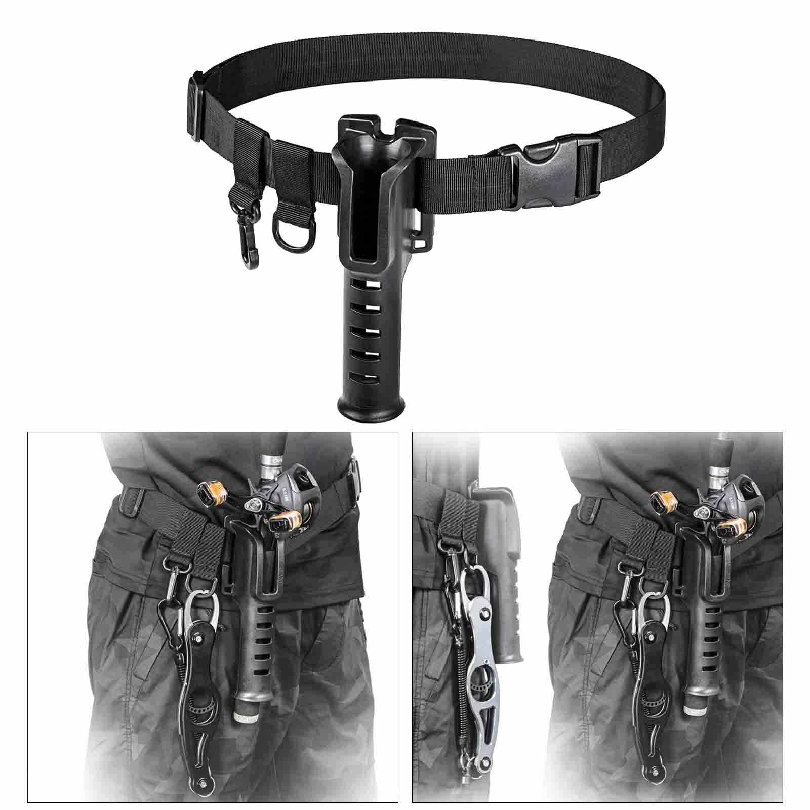 Durable Nylon Fishing Rod Holder Belt Tackle Fishing Pole Support Equipment