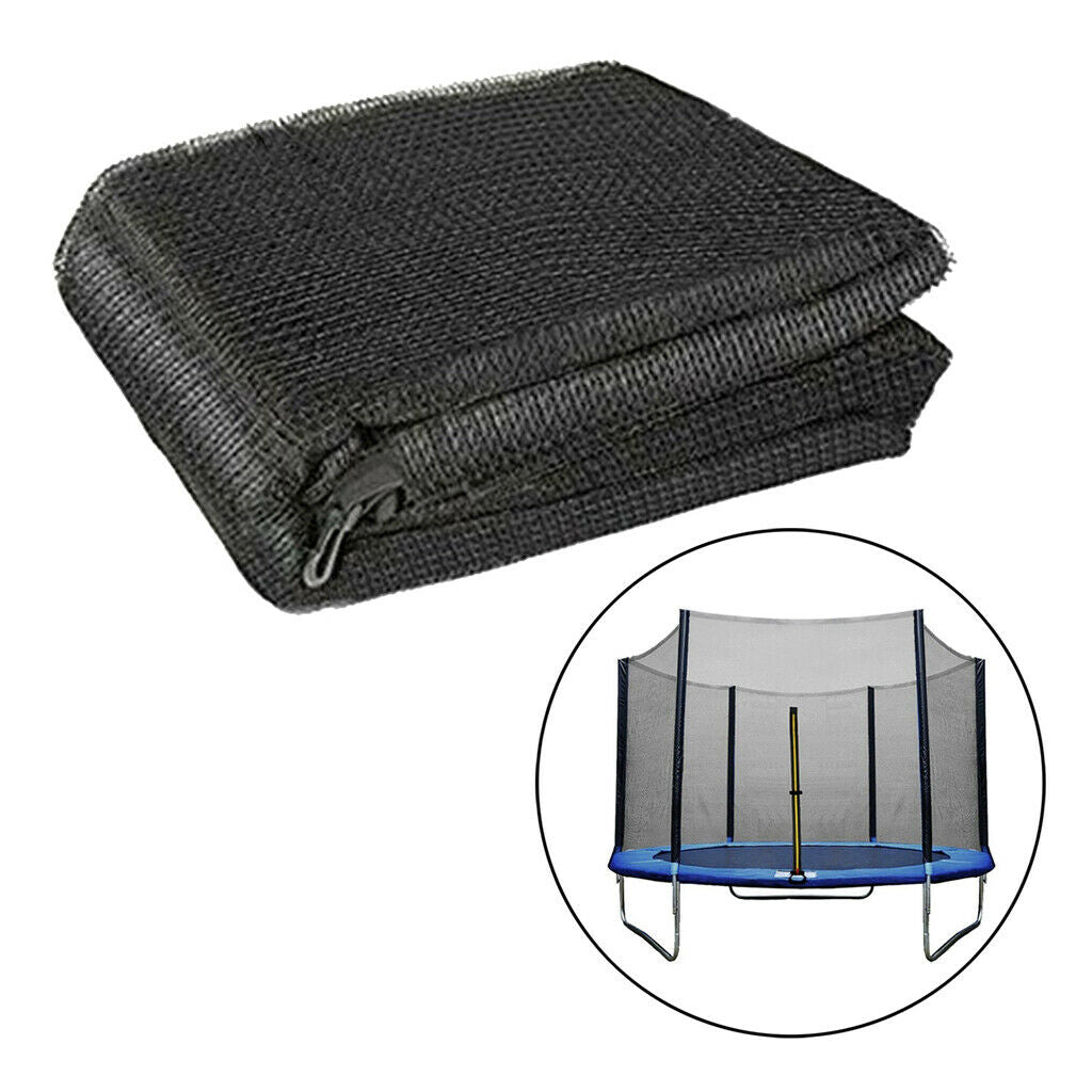 Durable Trampoline Safety Net PE 8ft 6-pole Round Enclosure Fence Protector