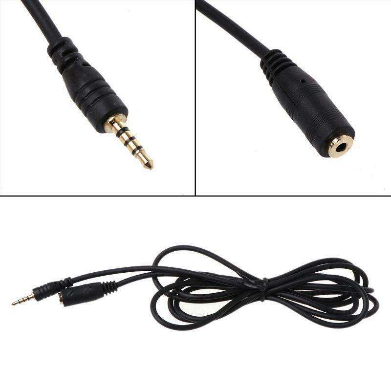 150cm 2.5mm Male to Female Jack Extension Audio AUX Cable Cord for Smartphone