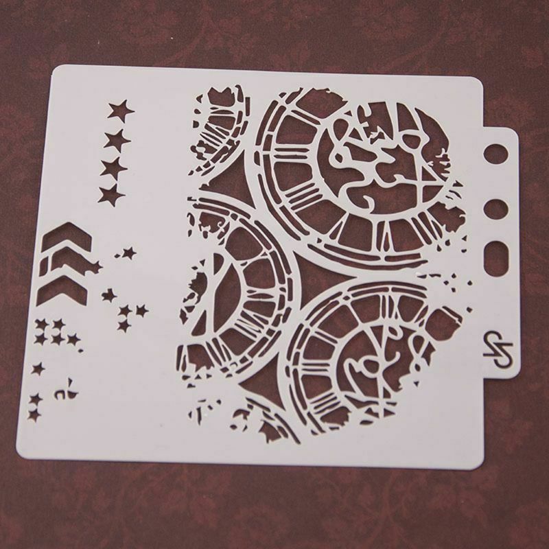 Wheel Stencils Template Painting Scrapbooking Embossing Stamping Album Cards DIY
