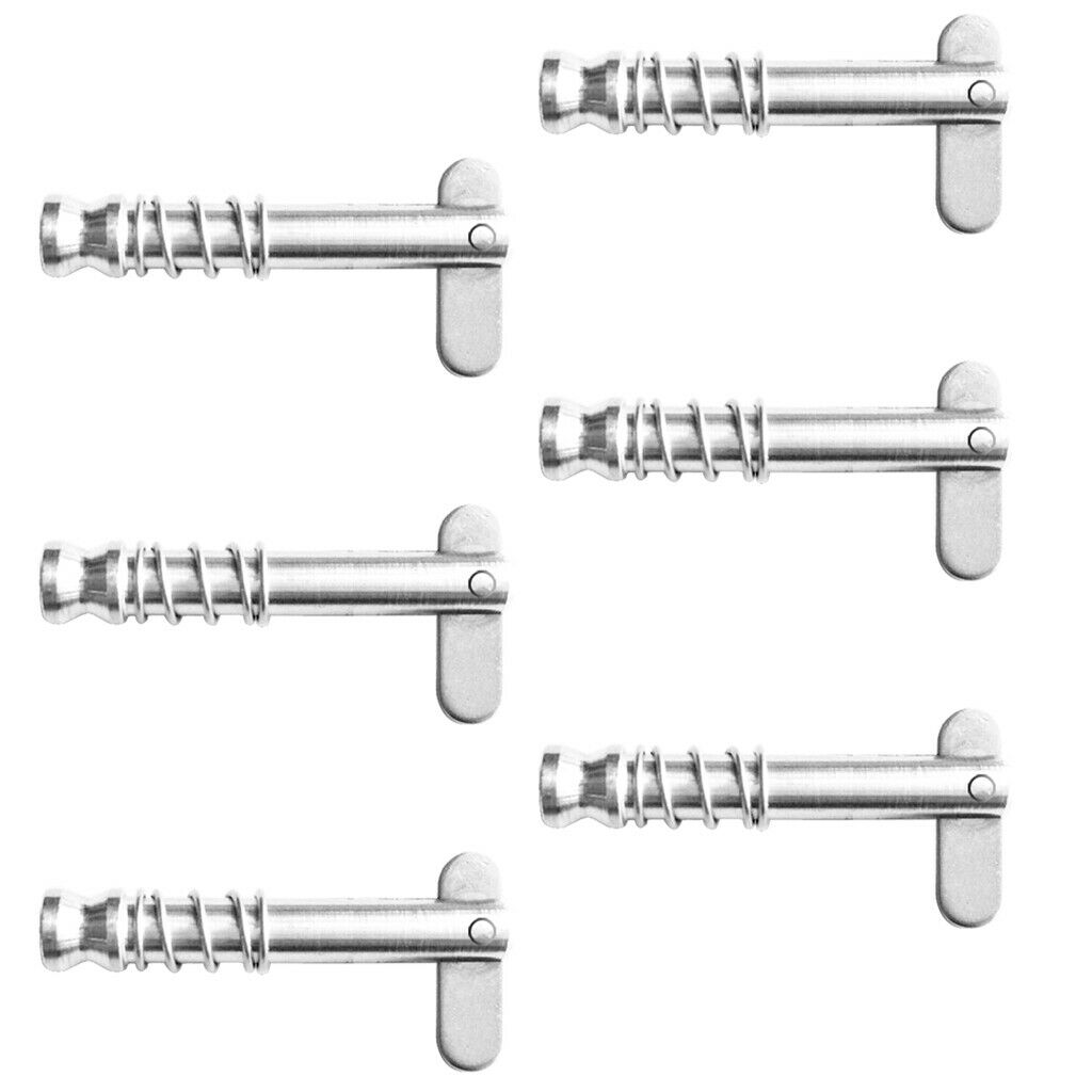 6 Pieces 316 Stainless Steel Quick Release Pins for Boat Top Deck Hinge
