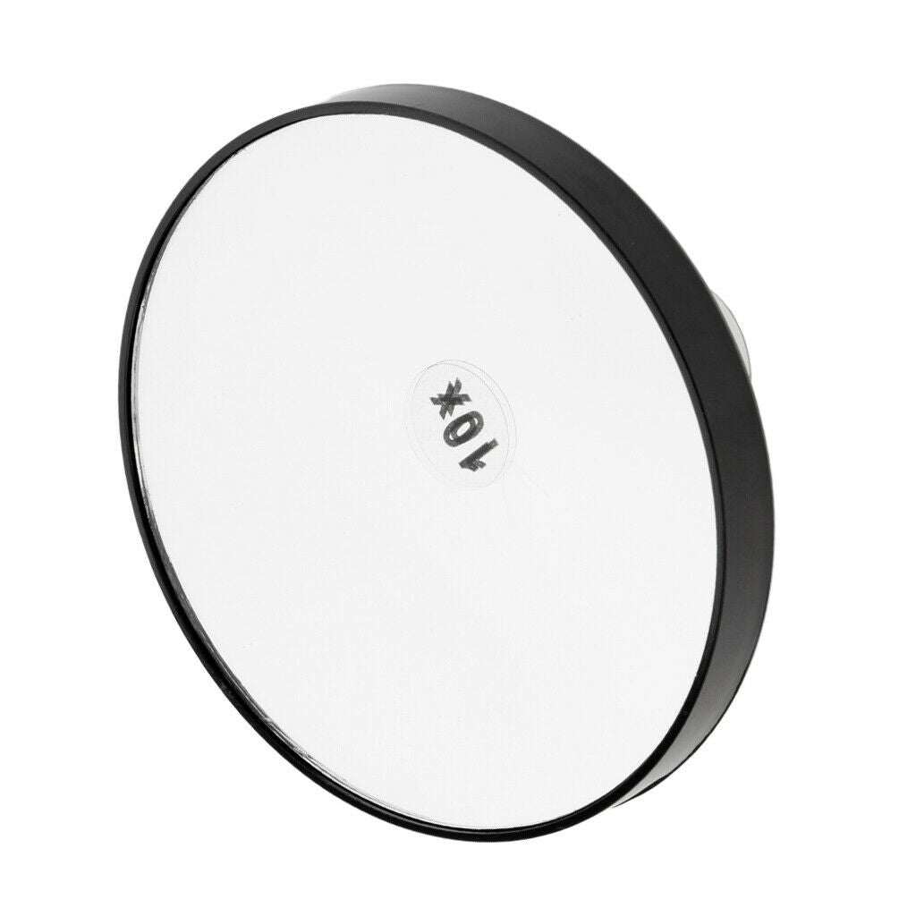 2 Colors Round 10X Magnified Cosmetic Shaving Vanity Mirrors for Shower Hotel