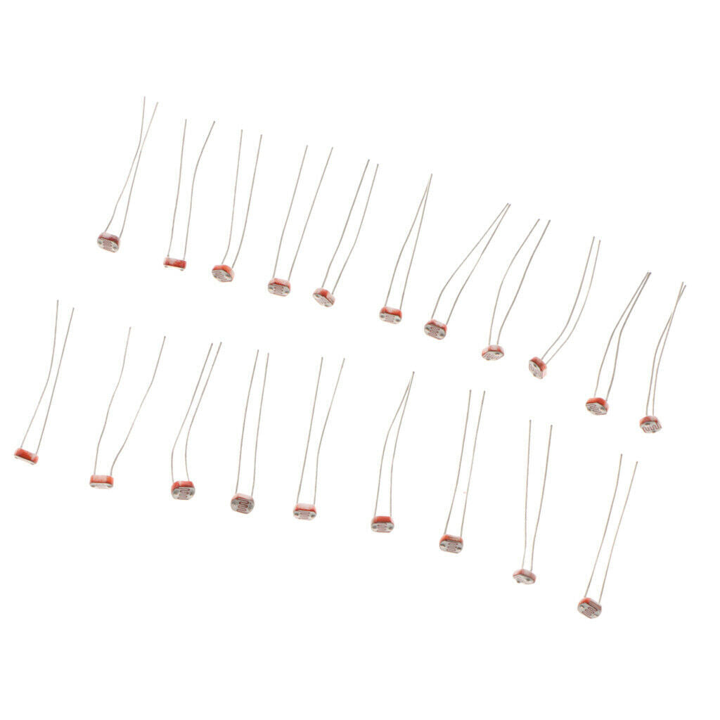 20PCS Photoresistor GL5537 5537 LDR Photo Resistors Light-Dependent Resistors