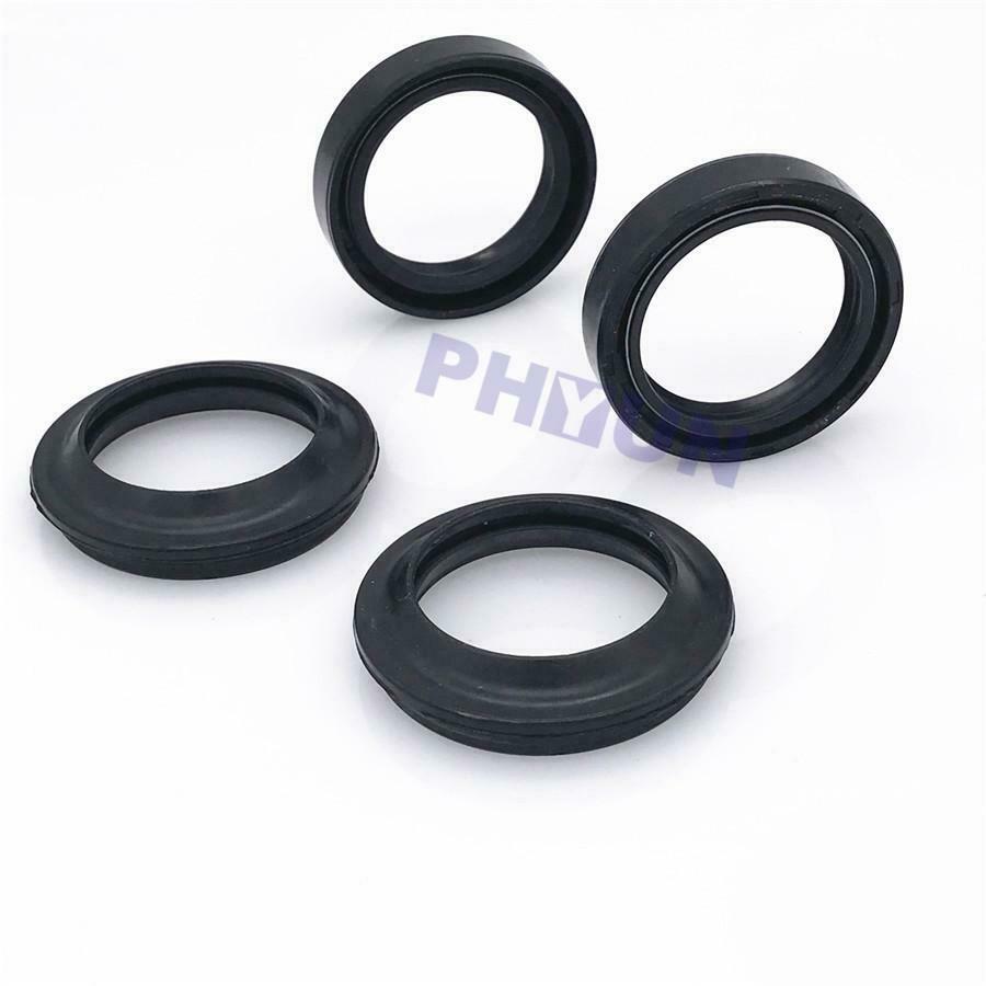 1 Set Front Fork Damper Oil Seals& Dust Seals For KX80 For YZ80 BW200 TW200