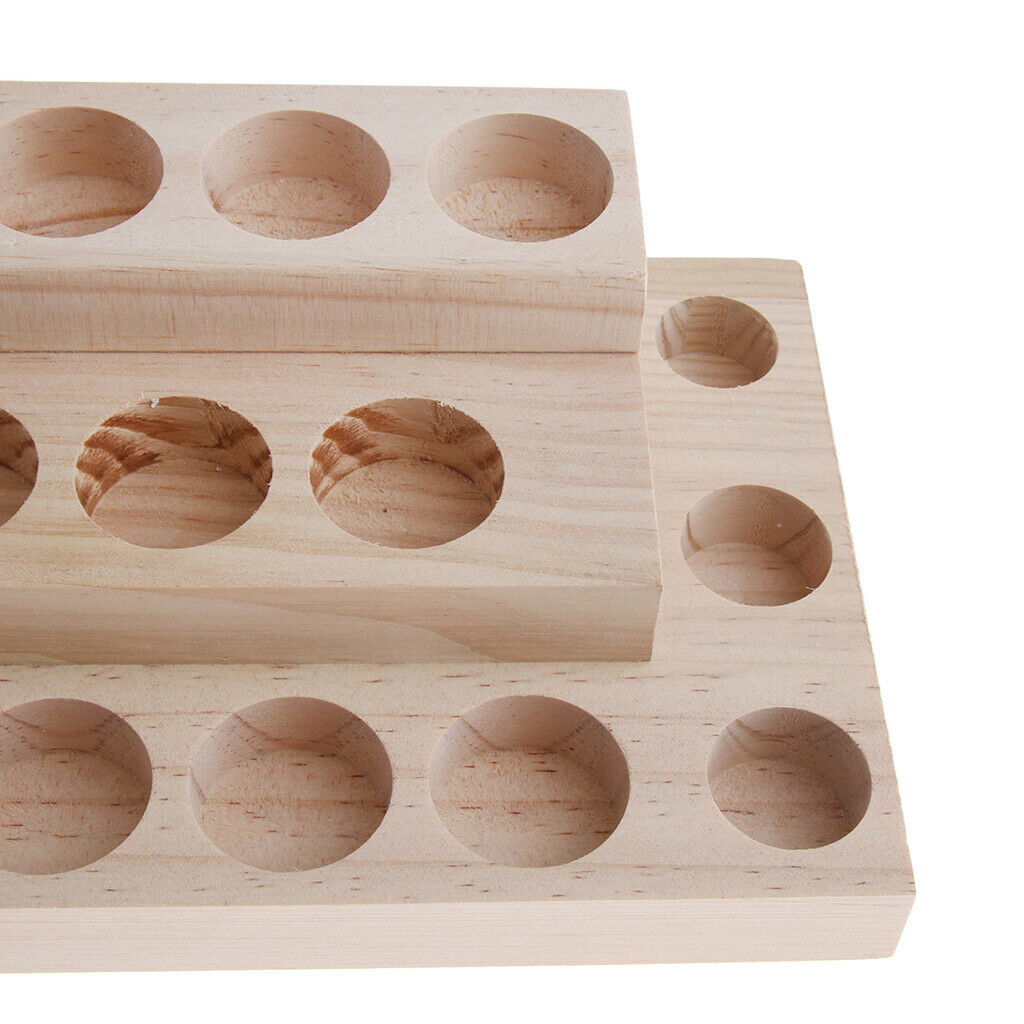 Wooden Essential Oils Massage Oil Display Stand(2 Pack)