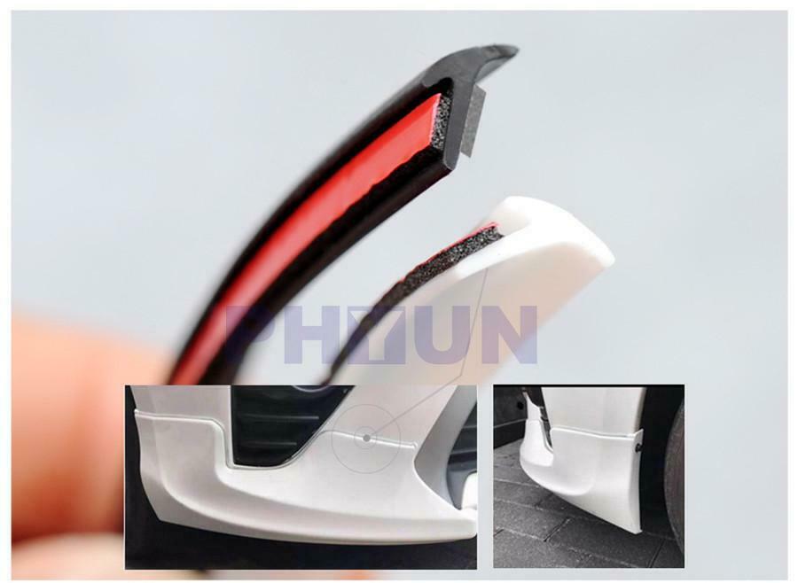 Universal 5M Dualside adhesive tape Car Rubber Sealing Strip Slanted T-Type Seal