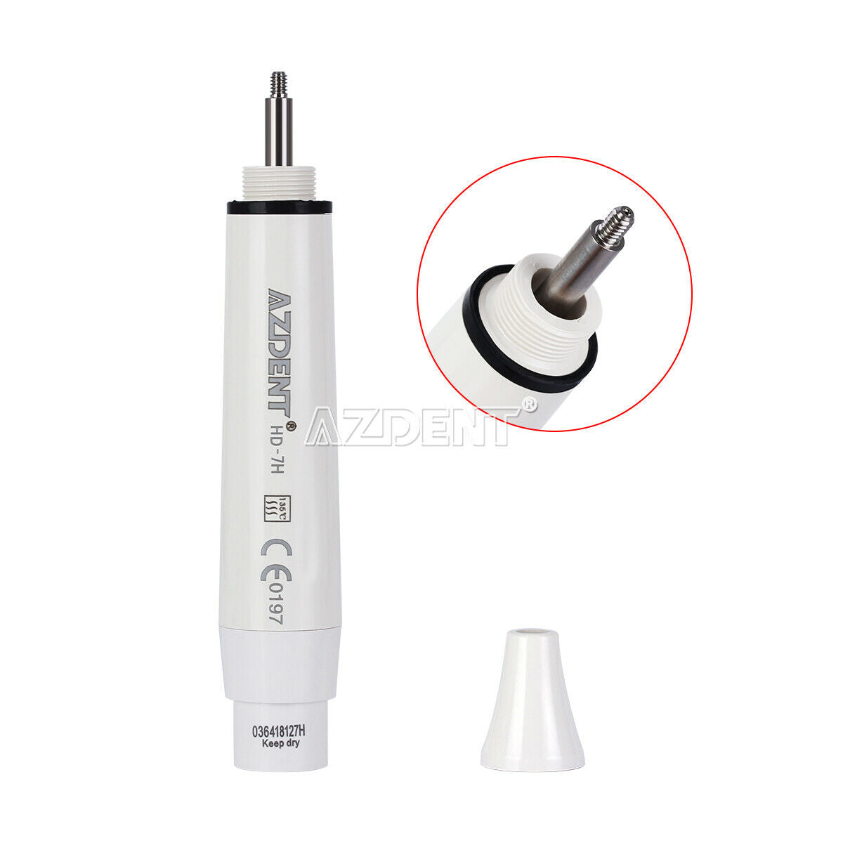 2X AZDENT Dental Ultrasonic Piezo Scaler Handpiece fit SATELEC & DTE Scaler