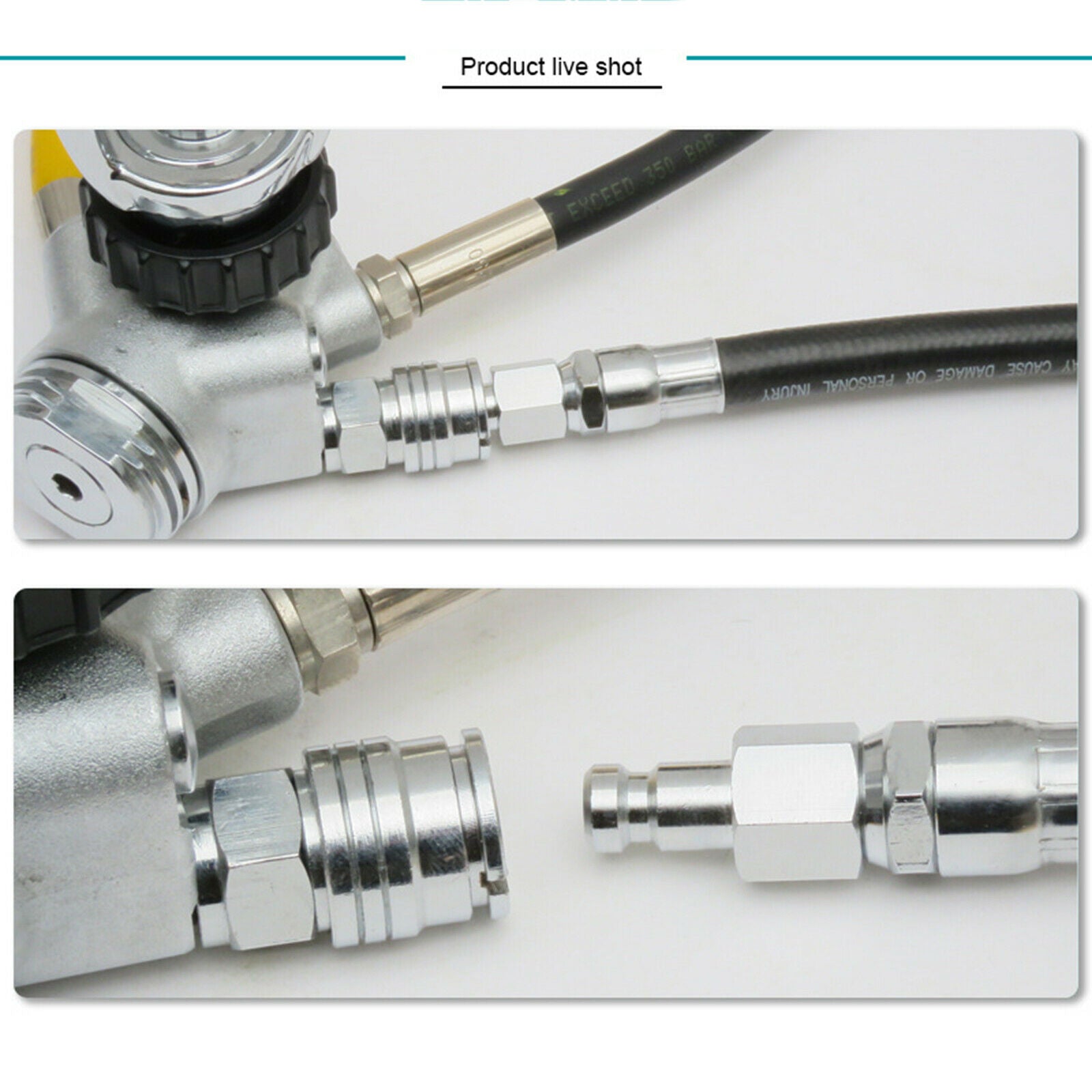 3/8 inch Natural Gas Quick Connect Fittings LP Gas Propane Hose Quick