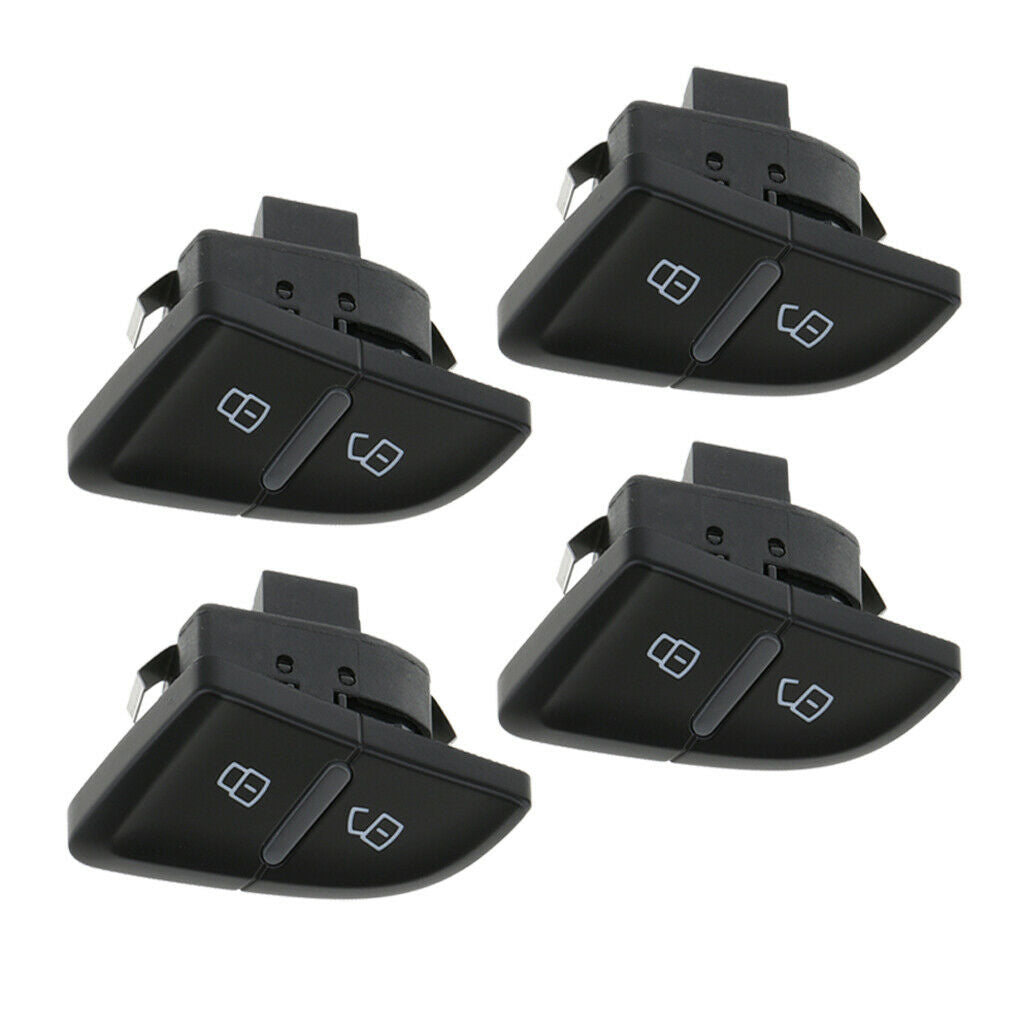 4x Right Front 8K2962108A Car Central Door Lock Switch for Audi A4 A4L B8