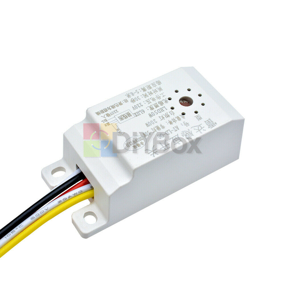 AC 220V Auto Infrared Body PIR Motion Sensor Switch Microwave Radar Detector
