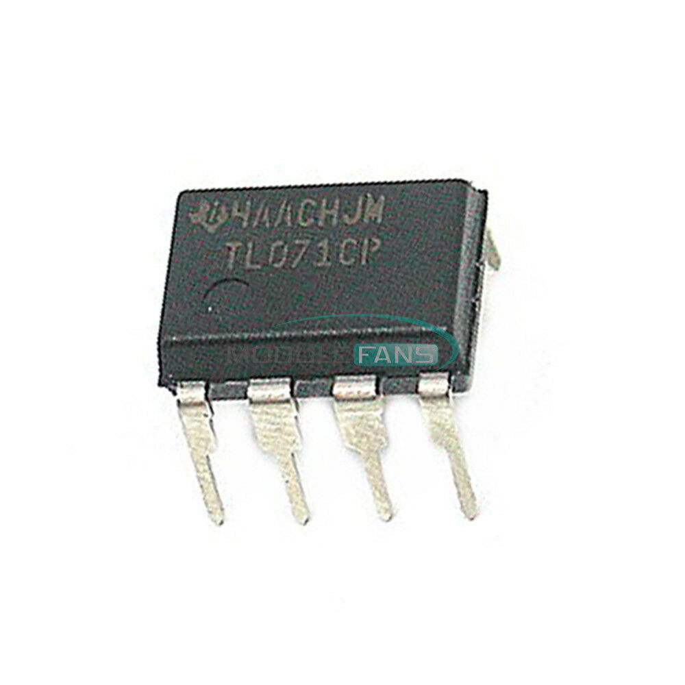 100PCS TL071CP TL071 DIP-8 Low Noise JFET Input Operational Amplifiers TI IC