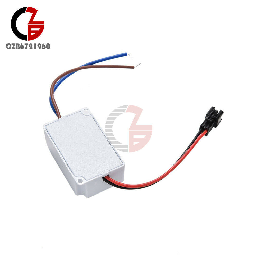 2PCS AC 3X1W 85V-265V to DC 12V LED Electronic Transformer Power Supply Driver